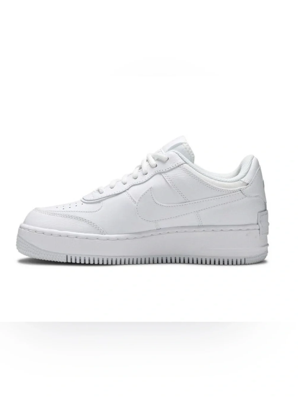 NEW Nike Air Force One Triple White Shadow Womens Size 10
